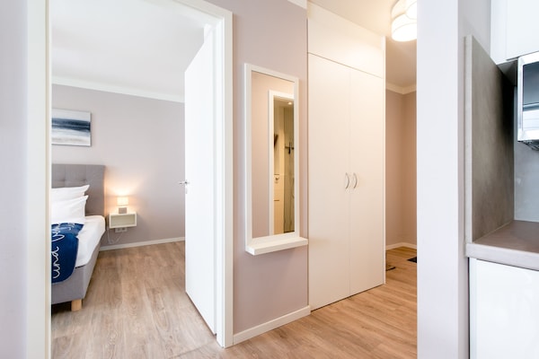 Foto van Balkonappartement met uitzicht op het groen - Vakantiehuis in Travemünde - Landing