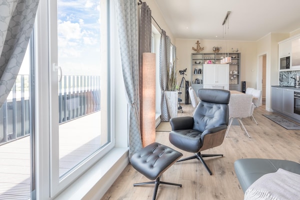 Foto van Appartement op een fantastische locatie aan het Nordstrand - LivingRoom