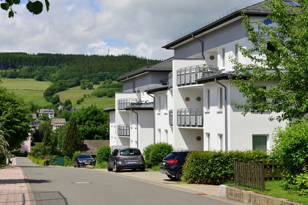 Foto van Modern appartement met centrale verwarming in Willingen - BedRoom