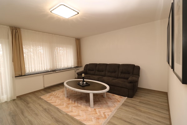 Foto van Appartement in Essen voor twee personen met privéterras - LivingRoom