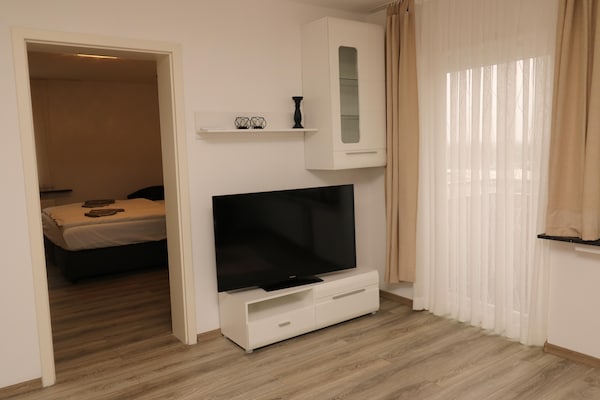 Foto van Appartement in Essen voor twee personen met privéterras - LivingRoom