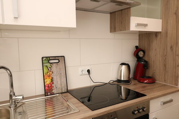 Foto van Appartement in Essen voor twee personen met privéterras - Kitchen