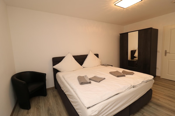 Foto van Appartement in Essen voor twee personen met privéterras - BedRoom