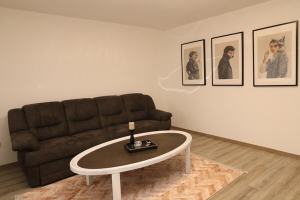 Foto van Appartement in Essen voor twee personen met privéterras - LivingRoom