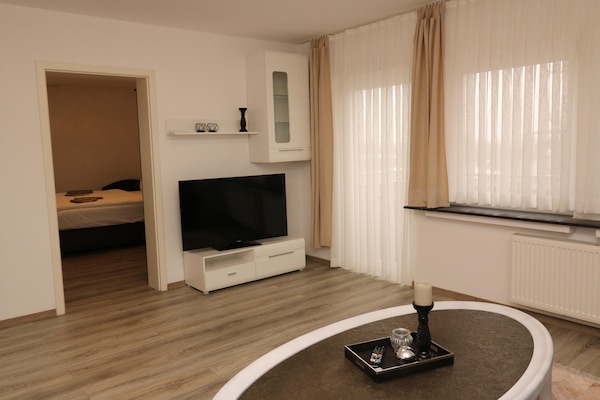 Foto van Appartement in Essen voor twee personen met privéterras - LivingRoom