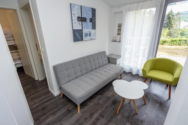 Foto van Bungalow op camping Waxweiler - Vakantiehuis in Waxweiler - LivingRoom