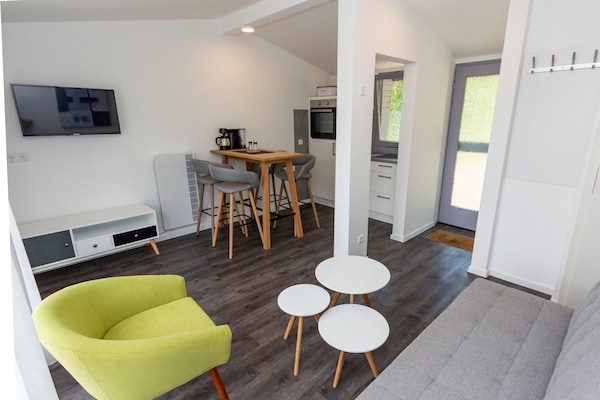 Foto van Bungalow op camping Waxweiler - Vakantiehuis in Waxweiler - LivingRoom