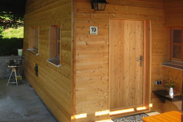 Foto van Blokhut in Rinchnach met panoramisch uitzicht - Vakantiehuis in Rinchnach - Outdoor