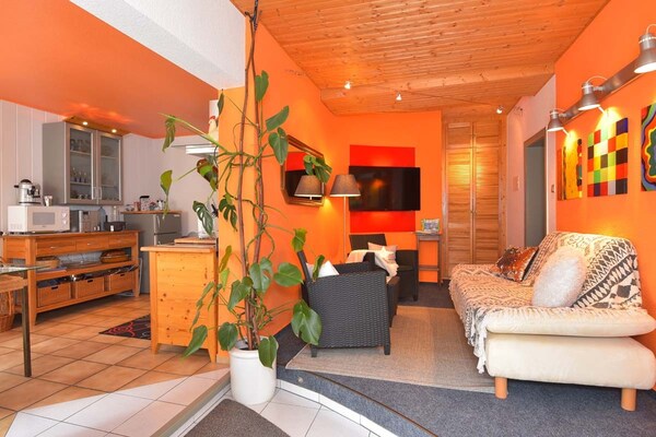 Foto van Appartement Steinbach bij skihal Oberhof - Vakantiehuis in Steinbach-Hallenberg - LivingRoom