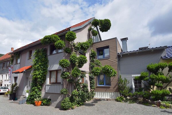 Foto van Appartement Steinbach bij skihal Oberhof - Vakantiehuis in Steinbach-Hallenberg - ExteriorSummer