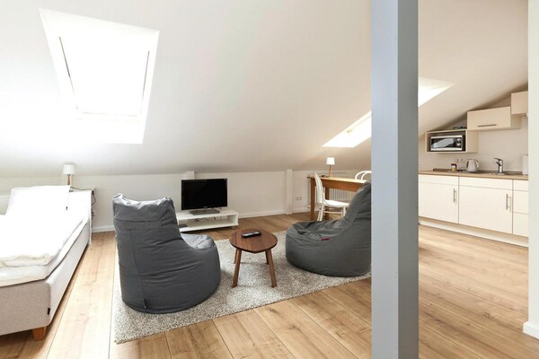 Foto van Appartementen in het Sudhaus in Schwerin - Vakantiehuis in Schwerin - LivingRoom