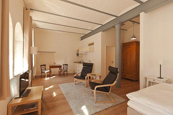 Foto van Appartementen in het Sudhaus in Schwerin - Vakantiehuis in Schwerin - LivingRoom