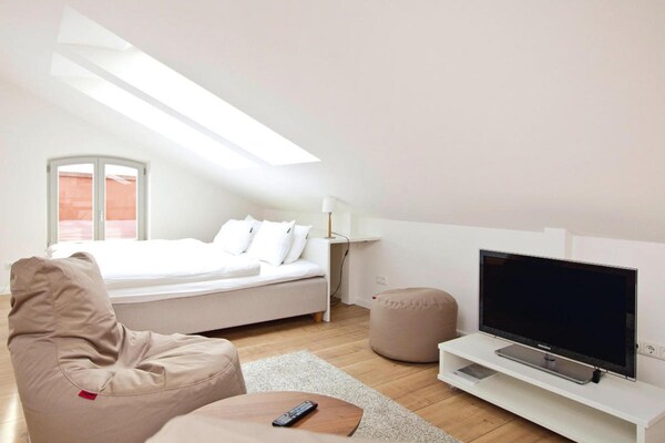 Foto van Appartementen in het Sudhaus in Schwerin - Vakantiehuis in Schwerin - LivingRoom