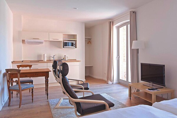 Foto van Appartementen in het Sudhaus in Schwerin - Vakantiehuis in Schwerin - LivingRoom