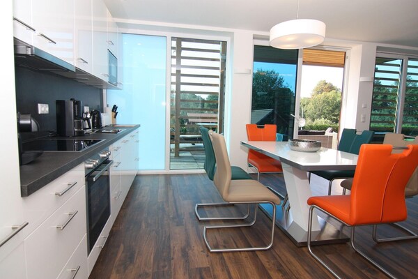 Foto van Chalet met buitensauna in Wendorf - Vakantiehuis in Wendorf - Kitchen