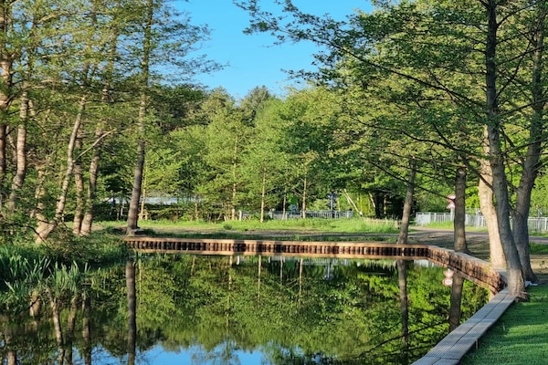 Foto van Rijtjeshuis aan de Groß Labenzer See, Klein Labenz - AreaSummer1KM