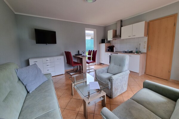 Foto van Rijtjeshuis aan de Groß Labenzer See, Klein Labenz - LivingRoom