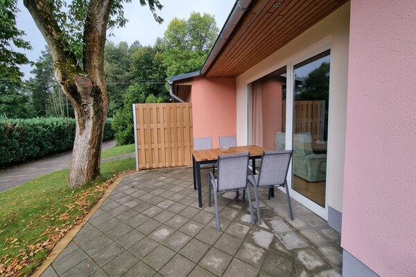 Foto van Rijtjeshuis aan de Groß Labenzer See, Klein Labenz - TerraceBalcony