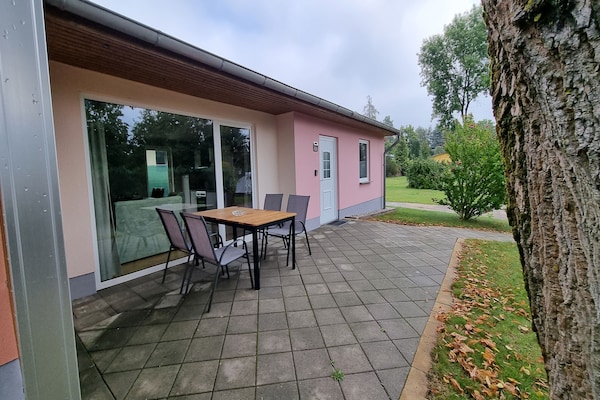 Foto van Rijtjeshuis aan de Groß Labenzer See, Klein Labenz - TerraceBalcony