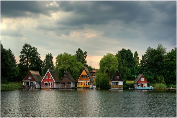 Foto van Boothuis in Mirow met overdekt terras - Vakantiehuis in Mirow - View
