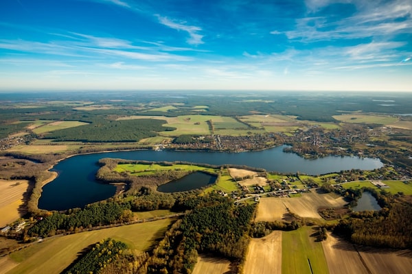 Foto van Boothuis in Mirow met overdekt terras - Vakantiehuis in Mirow - View