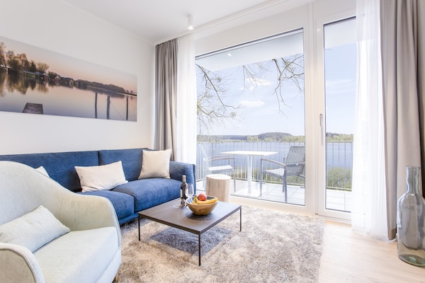 Foto van Appartementen in Maremuritz Yacht Harbour Resort - Vakantiehuis in Waren (Müritz) - LivingRoom