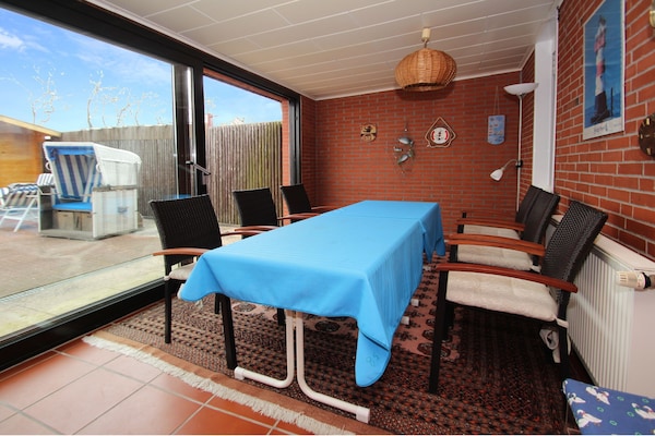 Foto van Vakantiebungalow in Dornumersiel - Vakantiehuis in Dornumersiel - TerraceBalcony