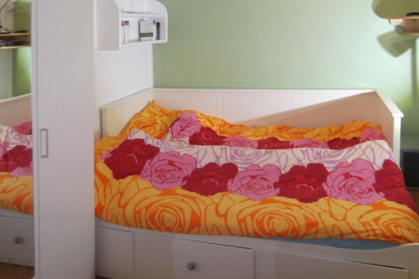 Foto van Bungalow in Berumbur, het strand van Norddeich - Vakantiehuis in Berumbur - BedRoom