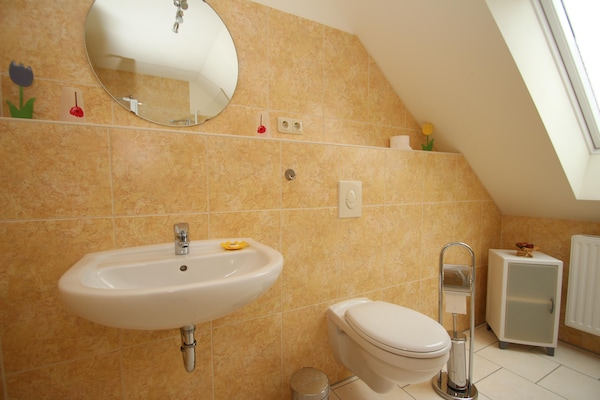 Foto van Appartementenhuis aan de Kiessee, Westerholt - Vakantiehuis in Westerholt - BathRoom