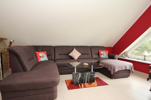 Foto van Appartementenhuis aan de Kiessee, Westerholt - Vakantiehuis in Westerholt - LivingRoom