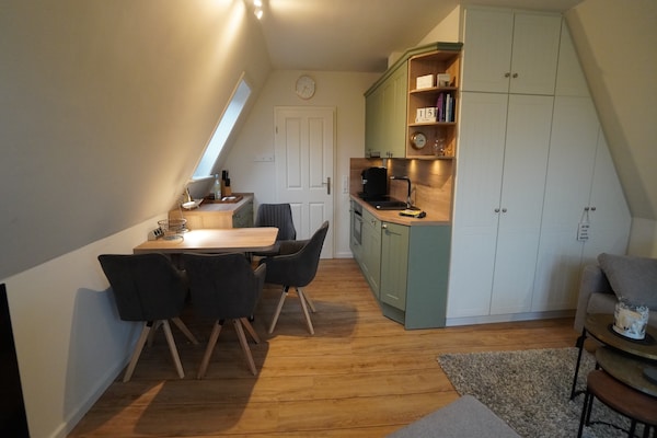 Foto van Vakantieappartement in Wyk-Boldixum op Föhr - Vakantiehuis in Wyk-Boldixum - Kitchen