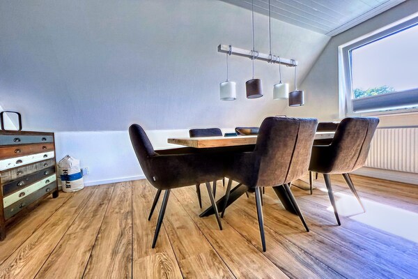 Foto van Vakantieappartement in Wyk-Boldixum op Föhr - Vakantiehuis in Wyk-Boldixum - DiningRoom