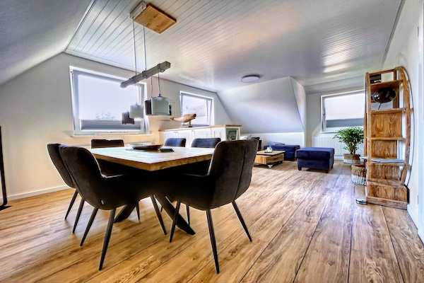 Foto van Vakantieappartement in Wyk-Boldixum op Föhr - Vakantiehuis in Wyk-Boldixum - DiningRoom