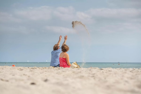 Foto van Rijtjeshuis in de badplaats Dampland aan de Oostzee - Landing