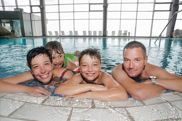 Foto van Rijtjeshuis in de badplaats Dampland aan de Oostzee - Pool