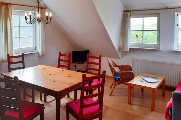 Foto van Ferienwohnung im Blauen Haus in Putbus - Vakantiehuis in Putbus - LivingRoom