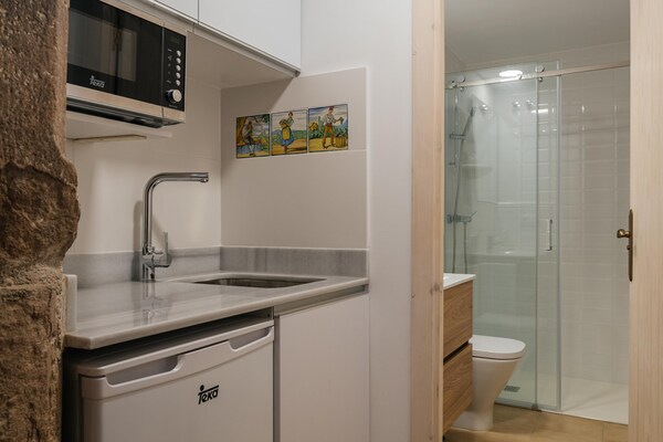 Foto van Cottage in Castellnou met boswandelingen - Vakantiehuis in Castellnou de Bages - BathRoom