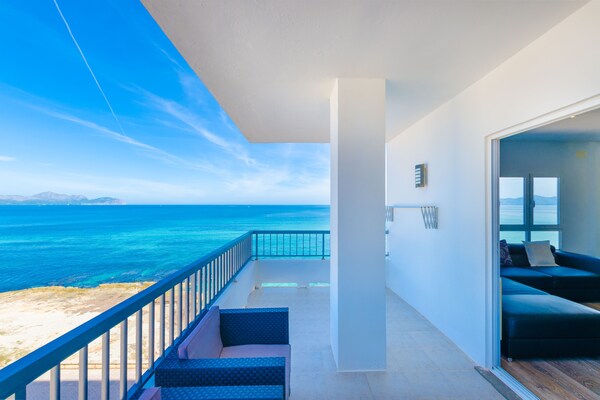 Foto van Appartement in Can Picafort bij het Strand - Vakantiehuis in Can Picafort, Illes Balears - TerraceBalcony