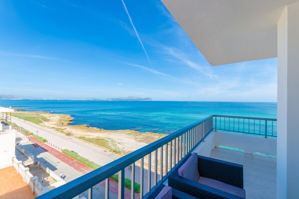 Foto van Appartement in Can Picafort bij het Strand - Vakantiehuis in Can Picafort, Illes Balears - TerraceBalcony