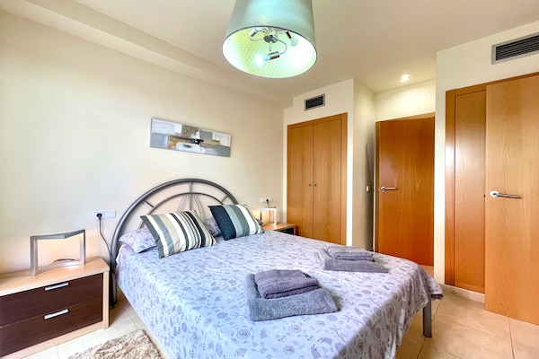 Foto van Appartement bij strand met zwembaden en jacuzzi - Vakantiehuis in Vera Playa - BedRoom