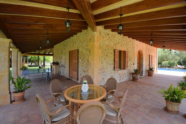 Foto van Villa in Muro met zwembad en tuin - Vakantiehuis in Muro, Islas Baleares - Untagged