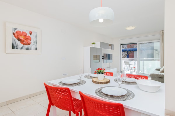 Foto van Appartement in Roses bij de la Punta Strand - Vakantiehuis in Rosas / Roses - DiningRoom