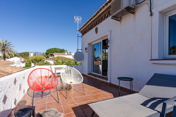Foto van Huis in Marbella bij het Strand - Vakantiehuis in Marbella - terrace