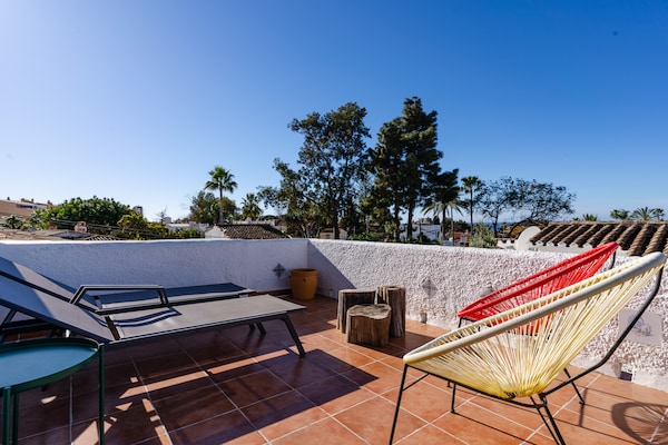 Foto van Huis in Marbella bij het Strand - Vakantiehuis in Marbella - terrace