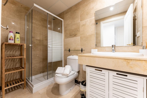 Foto van Appartement in Manilva met gedeeld zwembad - Vakantiehuis in Manilva - BathRoom