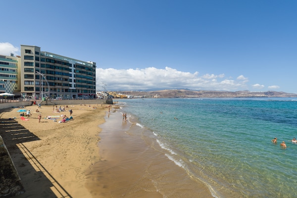 Foto van Strandappartement Las Palmas bij Las Canteras - Vakantiehuis in Las Palmas de Gran Canaria - Outdoor