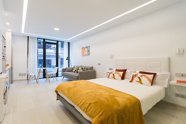 Foto van Studio bij Las Canteras Strand, Gran Canaria - Vakantiehuis in Las Palmas de Gran Canaria - BedRoom