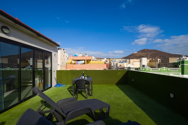 Foto van Appartement in Las Palmas met groot terras - Vakantiehuis in Las Palmas de Gran Canaria - terrace