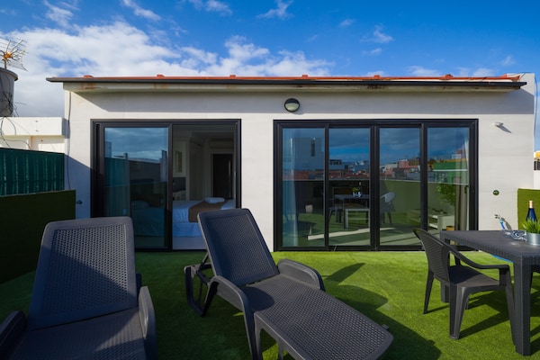 Foto van Appartement in Las Palmas met groot terras - Vakantiehuis in Las Palmas de Gran Canaria - terrace