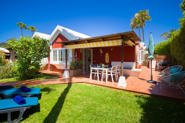 Foto van Bungalow in Maspalomas bij Golfbaan - Vakantiehuis in San Bartolomé de Tirajana - terrace